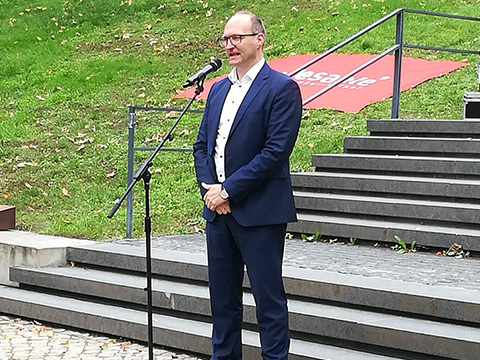Jörg Siebenhüner, Vorstandsvorsitzender der Stiftung Sport Region Halle